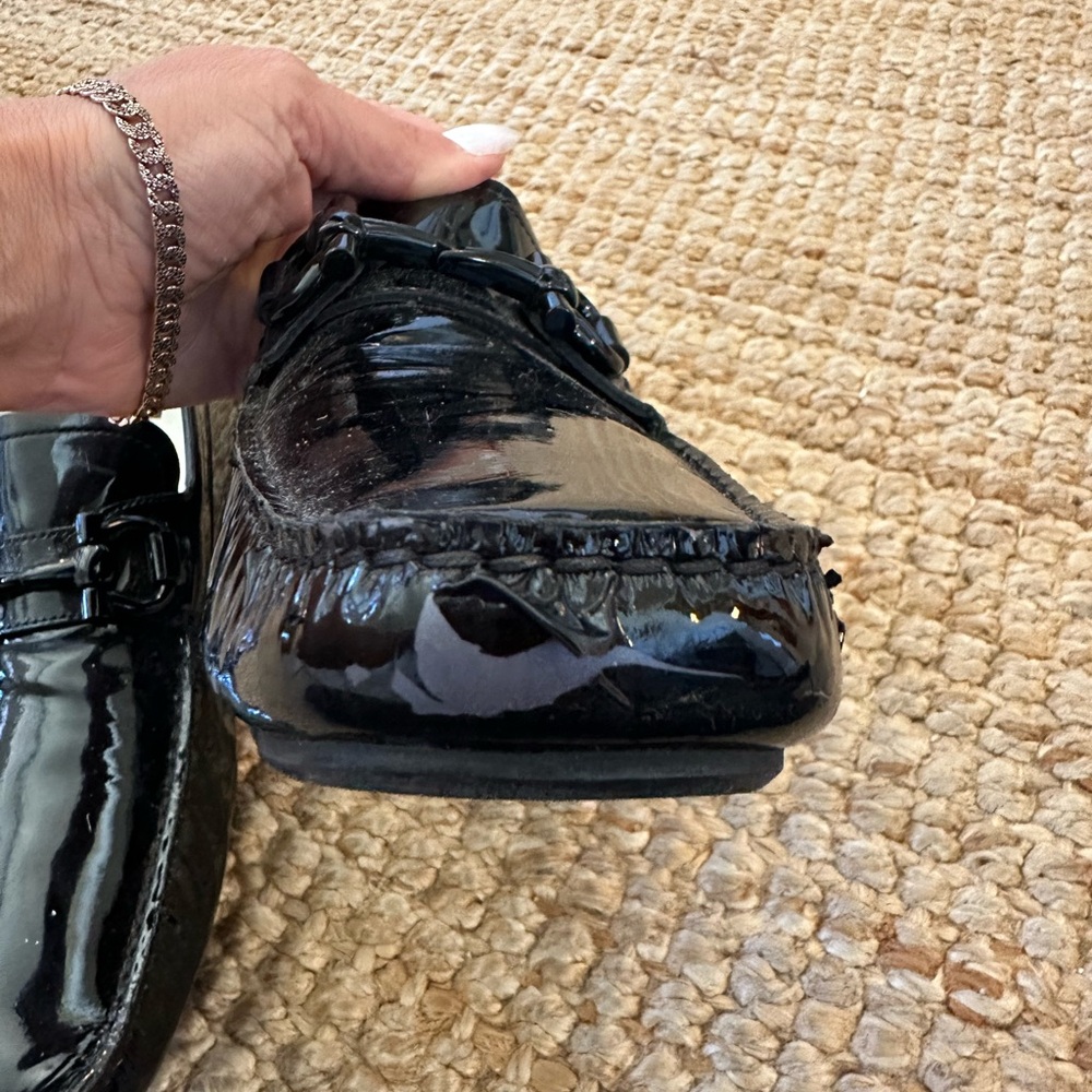 Salvatore FERRAGAMO Patent Leather Loafer Size 10 - Picture 8 of 13